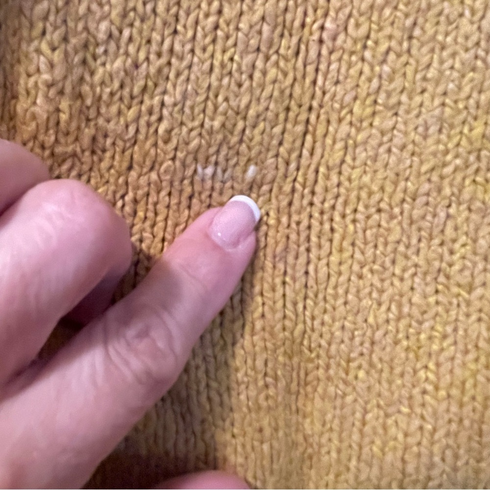 American Eagle Outfitters Mustard Fair Isle Yoke Crewneck Sweater - Picture 9 of 9